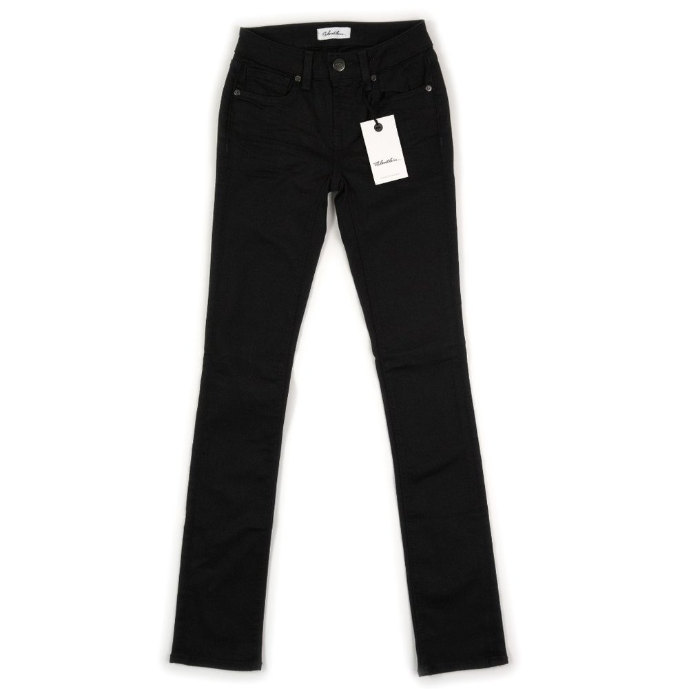 NEW RELENTLESS black stretch straight leg jeans size 22 (24" waist)